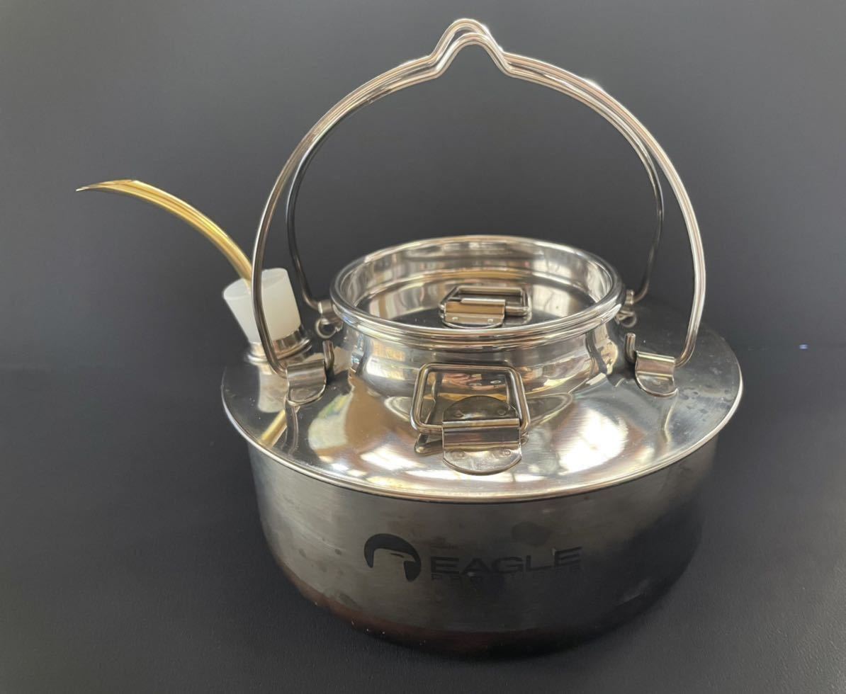 極細可能 コーヒー注ぎ口 真鍮製トランギア イーグルケトル コールマン GSI ドリップノズルの画像4