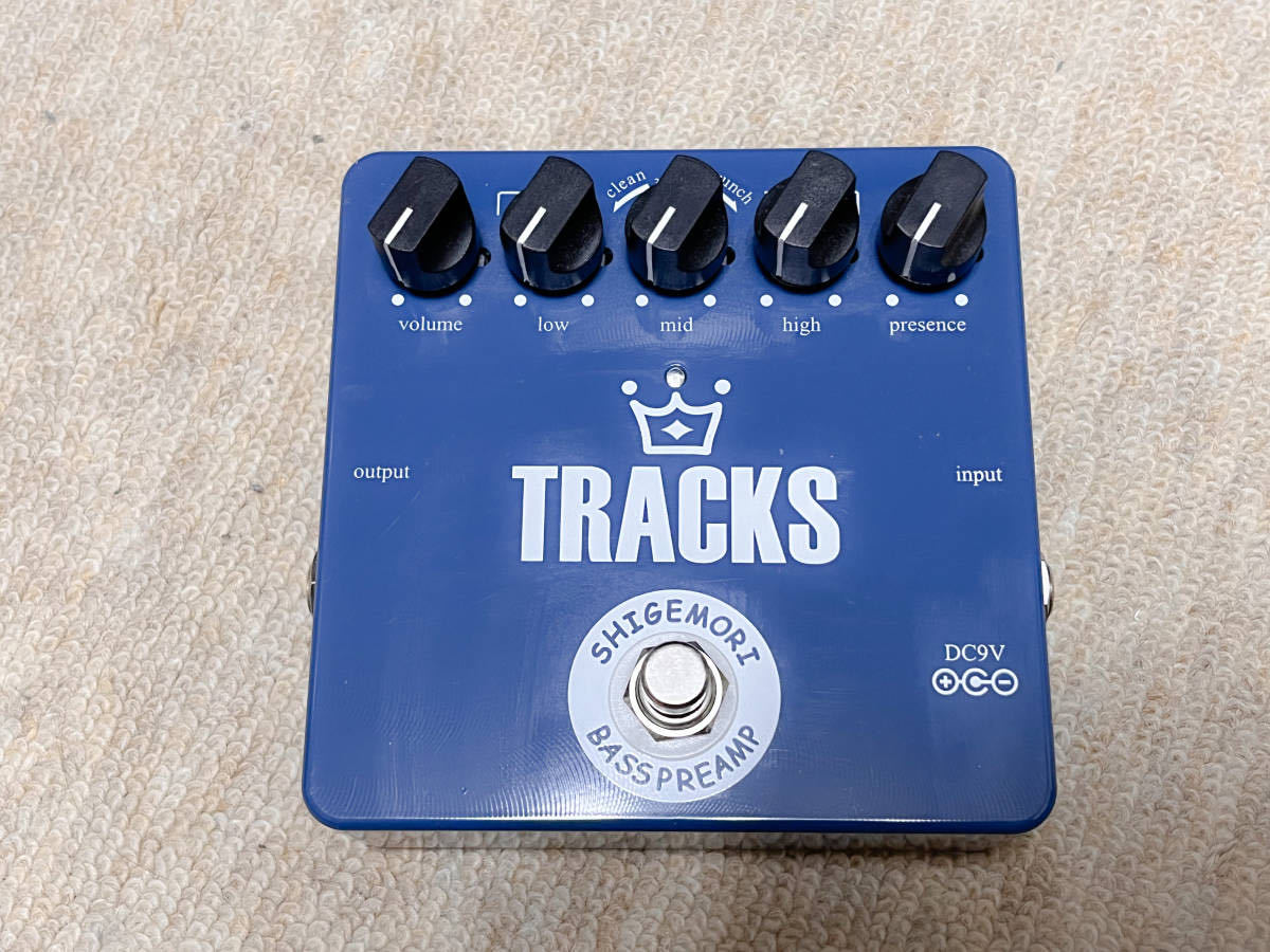 ☆美品☆ Shigemori TRACKS BRASS 真鍮 BASS PREAMP ベースプリアンプ