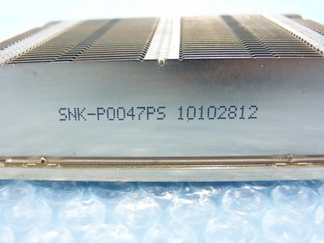 1MGR // Supermicro 815-6 の CPU用 ヒートシンク クーラー / SNK-P0047PS / ネジ間隔 約94-56mm //在庫9_画像2