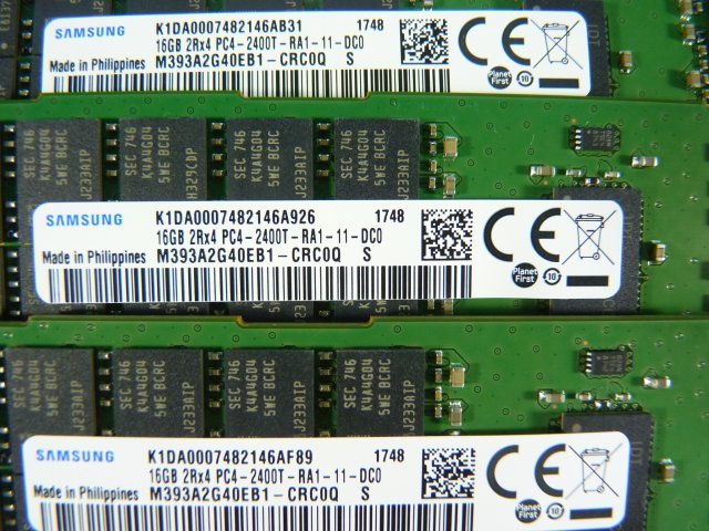 爆売り! 8GB DDR4 DDR3 32GB*8=256GB 2枚セット PC4-2400T-RA1-11-DC0
