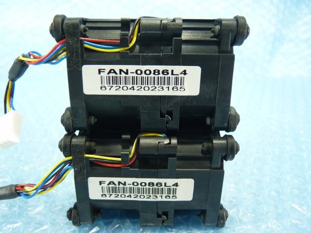 1MGS // Supermicro 815-6. 4cm fan 2 piece set / FAN-0086L4 R40W12BS5AC-65 12V 0.80A / 40 x 56 mm // stock 9[18]