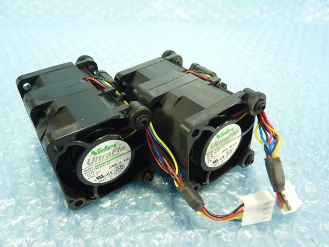 1MGS // Supermicro 815-6. 4cm fan 2 piece set / FAN-0086L4 R40W12BS5AC-65 12V 0.80A / 40 x 56 mm // stock 9[18]