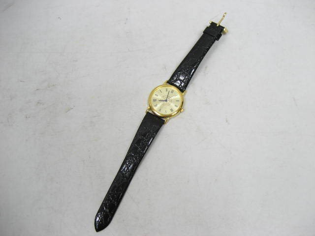 新品 CITIZEN シチズン 6031-343387 腕時計 黒×金色 ブラック 新品 CITIZEN シチズン 6031-343387 腕時計 黒×金色 ブラック