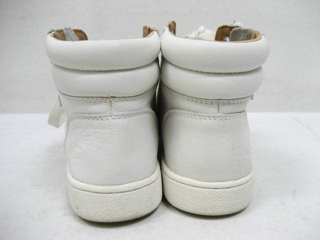UGG UGG is ikatto leather sneakers side Zip white white size 23.0cm