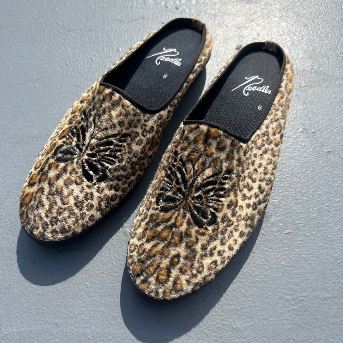 ヤフオク! - Needles Leopard Mule 6