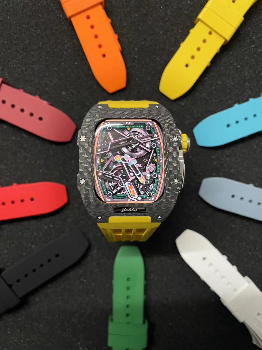 SALE】 Watch Apple Series バンド色選べる カーボンファイバー