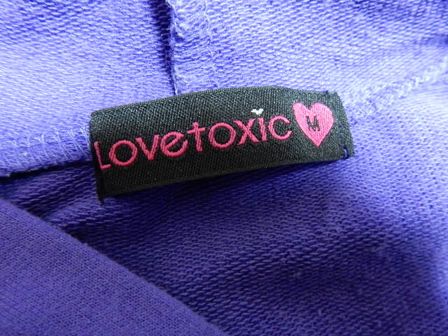 LOVETOXIC Rav toki Schic M 150 размер с капюшоном . плечо видеть . One-piece лиловый фиолетовый off плечо открытый плечо 