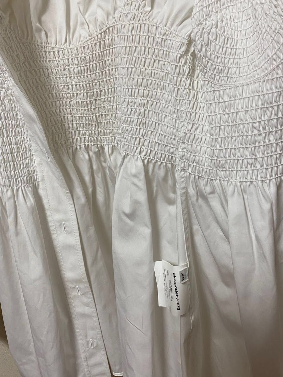 アレキサンダーワン シャーリング ロングライン シャツ ブラウス