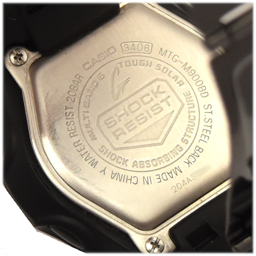 カシオ G-SHOCK 腕時計 デジタル 電波ソーラー SS MTG-M900BD-1JF メンズ ブラック CASIO_画像5