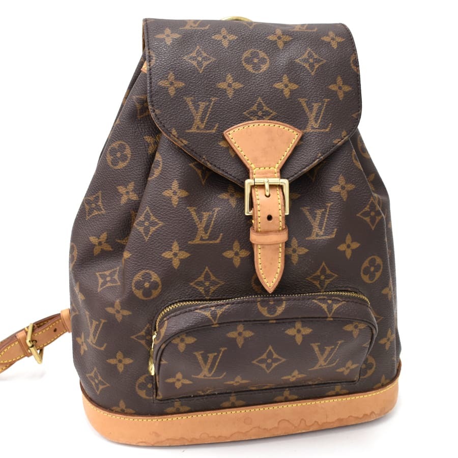 1点限定 ルイヴィトン モンスリMM バックパック M51136 モノグラム ブラウン LOUIS VUITTON Montsouris MM 