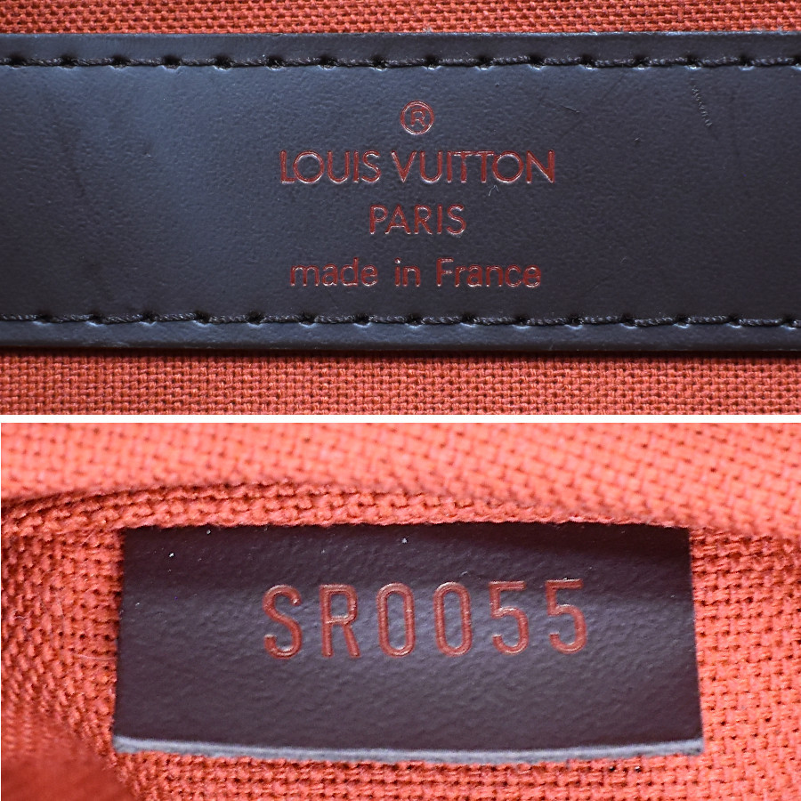 ルイヴィトン ナヴィグリオ メッセンジャー ショルダーバッグ N45255 ダミエエベヌ ブラウン LOUIS VUITTON Naviglio_画像9