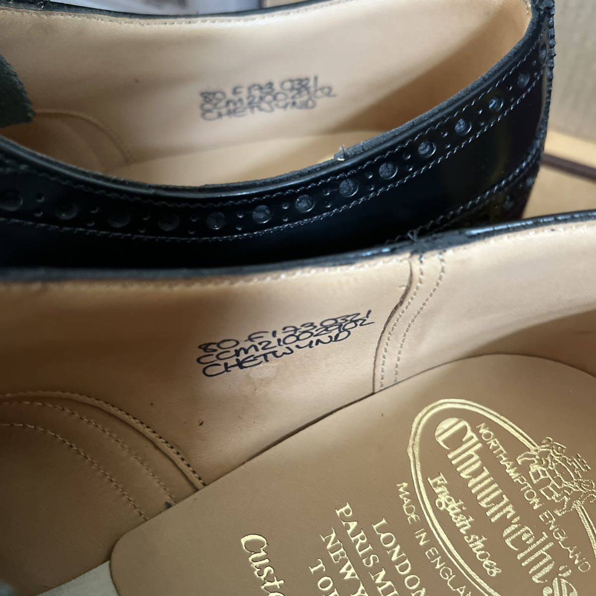 ラッピング ※※ラッピング ※極美品 チャーチ チェットウィンド CHETWYND