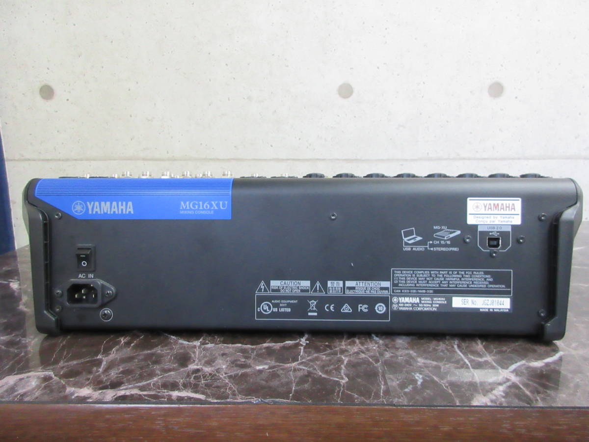 ジャンク品】YAMAHA ミキサー MG16XU ヤマハ | transparencia