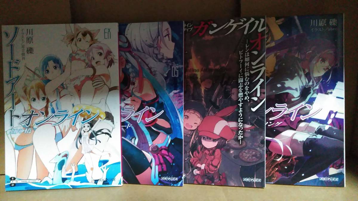 ♪送料無料 即決 ソードアート・オンライン+Ⅱ+ アリシゼーション他　DVD Blu-ray　特典小説　12冊セット♪