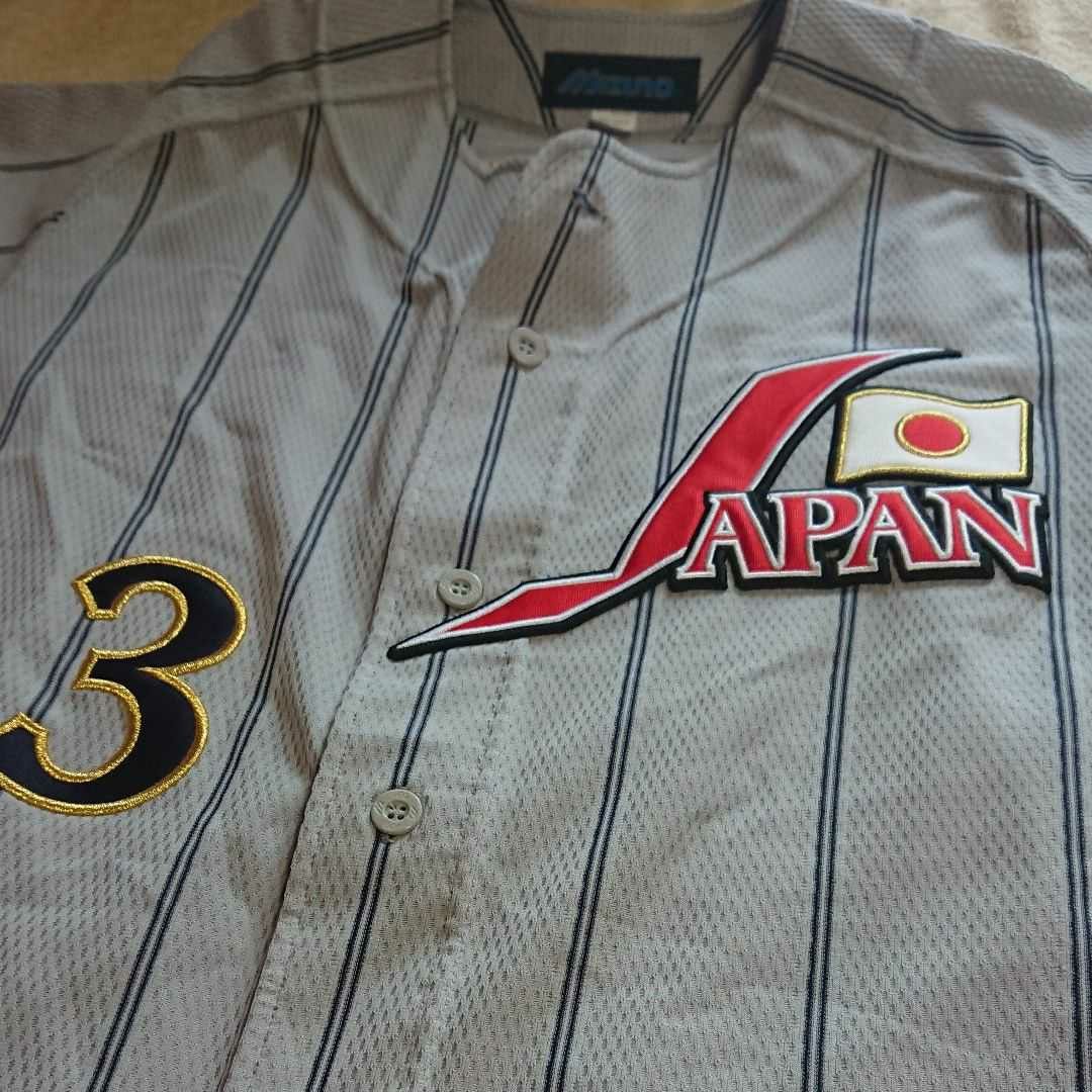 稀少ビジター】アテネ五輪 ミズノ 野球日本代表 長嶋茂雄監督 #3