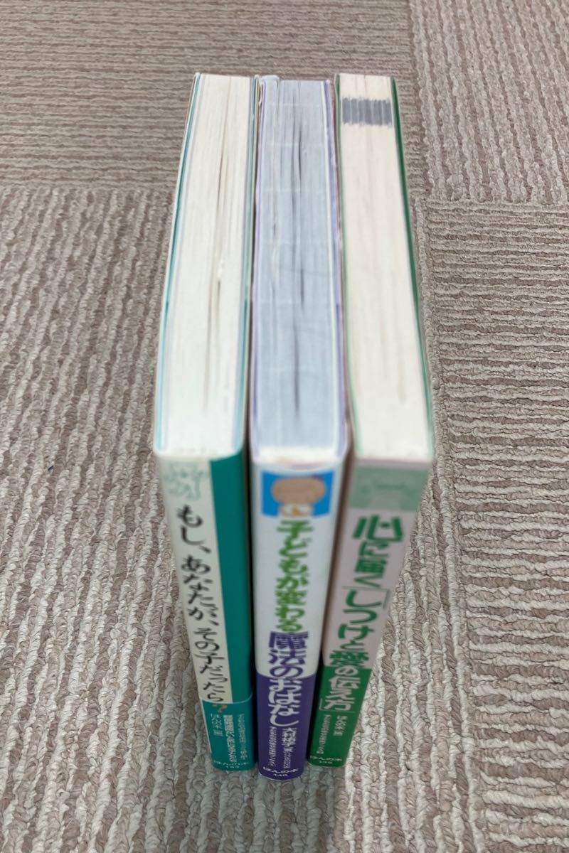 子育て本３冊セット『もし、あなたが、その子だったら？』『心に届く「しつけと愛の伝え方」』『子どもが変わる魔法のおはなし』