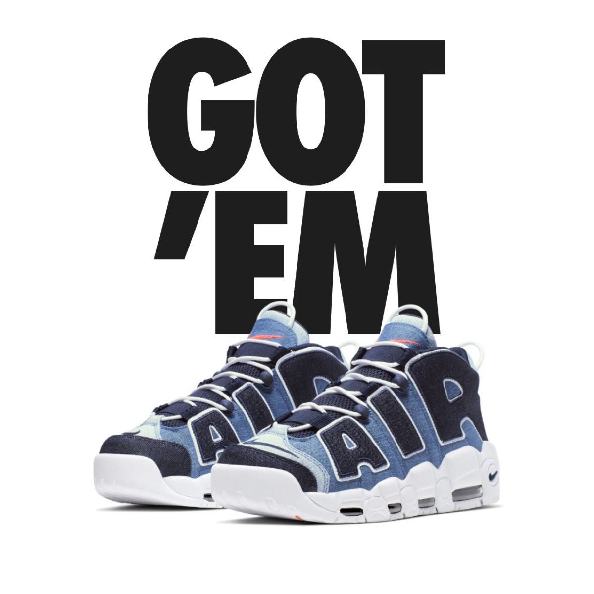 NIKE AIR MORE UPTEMPO ナイキ エア モア アップテンポ DENIM モアテン