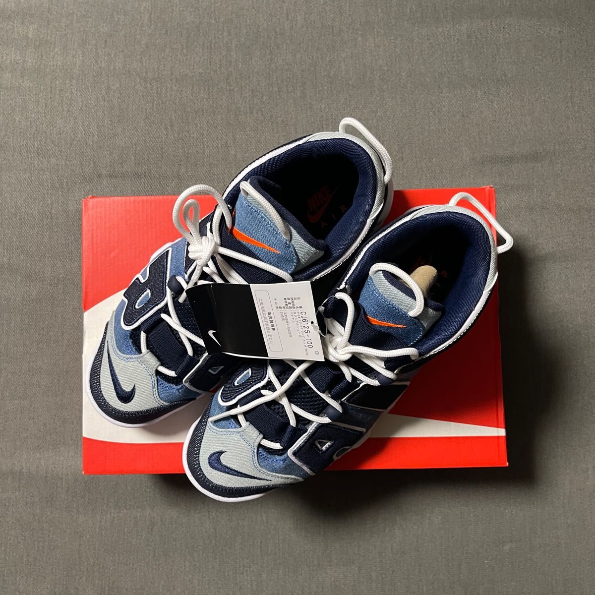 NIKE AIR MORE UPTEMPO ナイキ エア モア アップテンポ DENIM モアテン デニム スニーカー