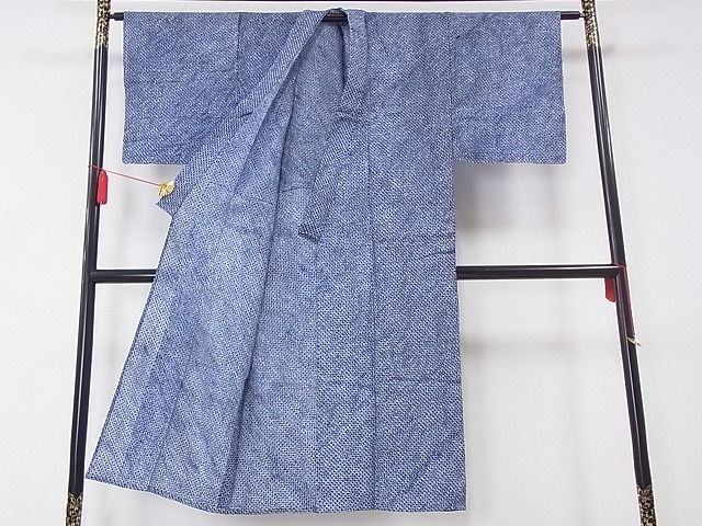 着物屋こころ■男性　夏物　浴衣　有松鳴海絞り　伝統工芸品　綿　逸品　未使用　A-ta3721_画像3