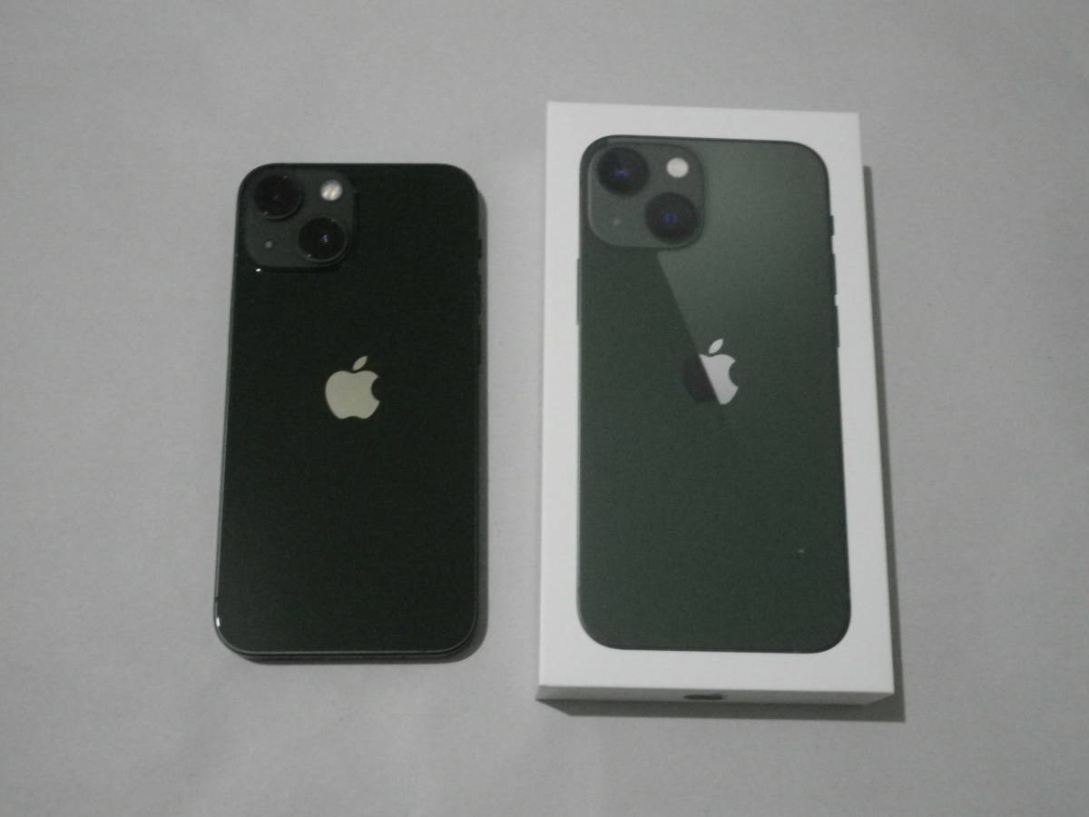 Apple iPhone 13 mini 128GB グリーン SIMフリー バッテリー100