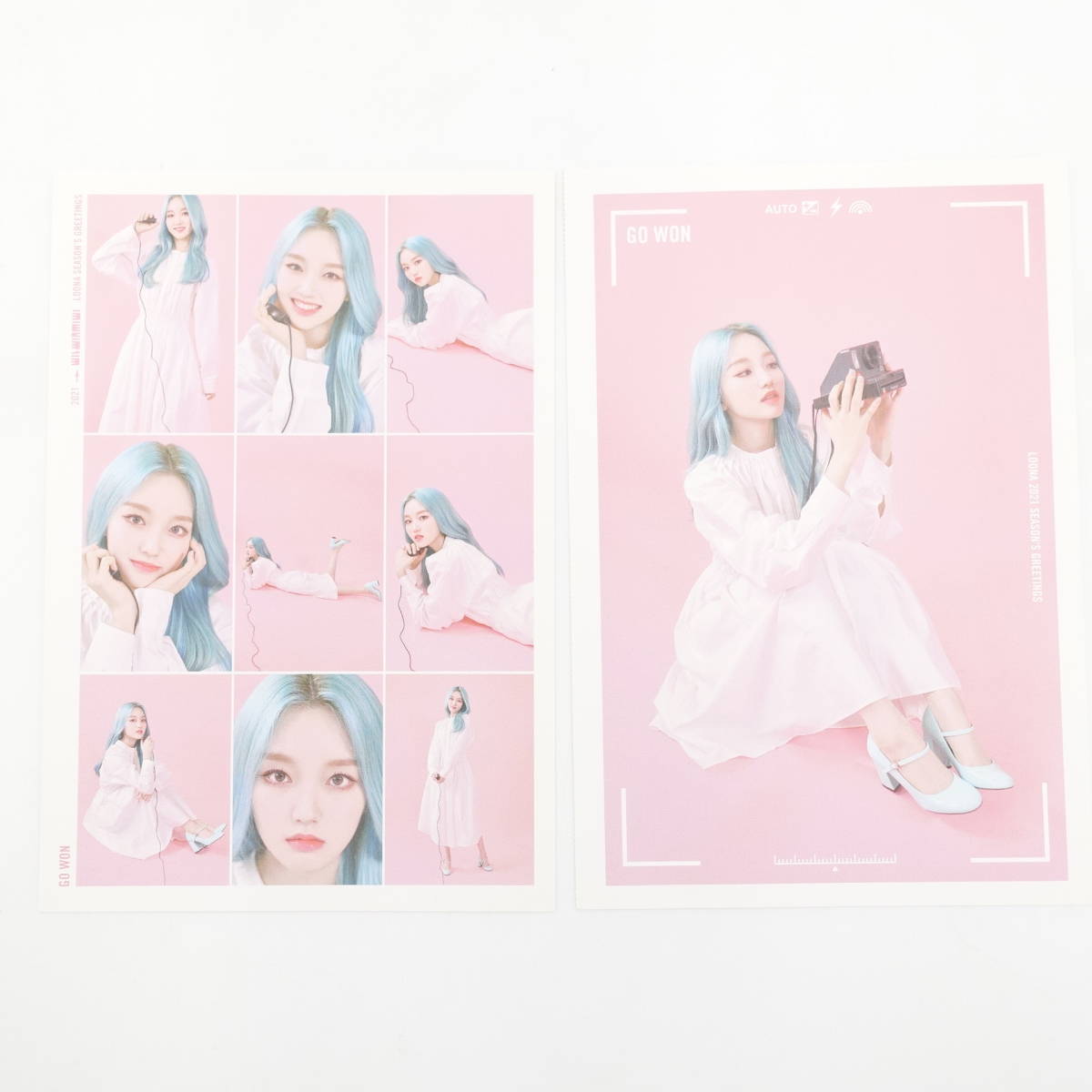  this month. young lady go .nsi- Gris card photo trading card /2021 SEASON\'S GREETINGS/LOONA/Go Won/10874