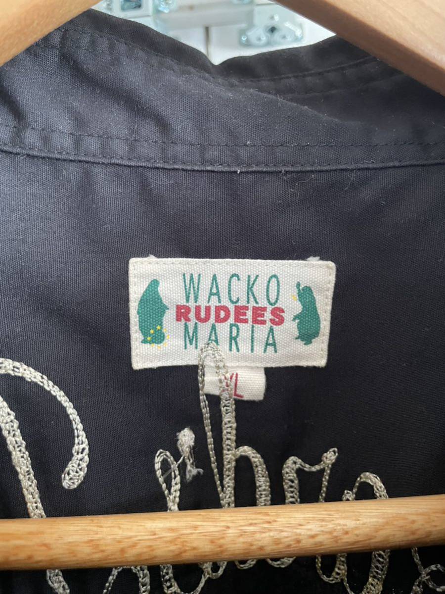 ワコマリア ワッペン 刺繍 ワーク シャツ XL | kingswayflats.co.uk