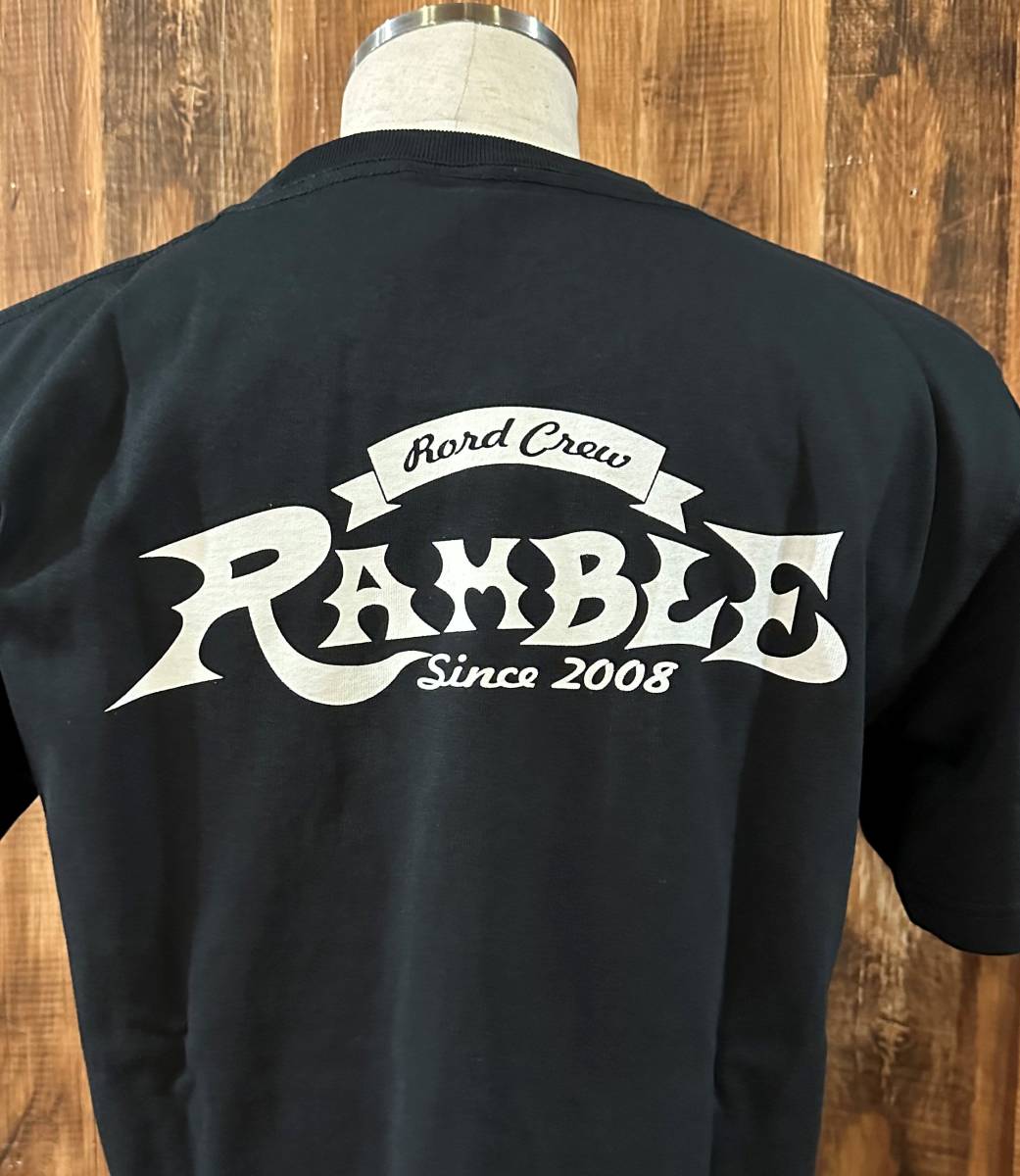 【RAMBLE】XLサイズ　ブラック　スーパーヘビーウエイト　7.1オンスＴシャツ　ランブル_画像5