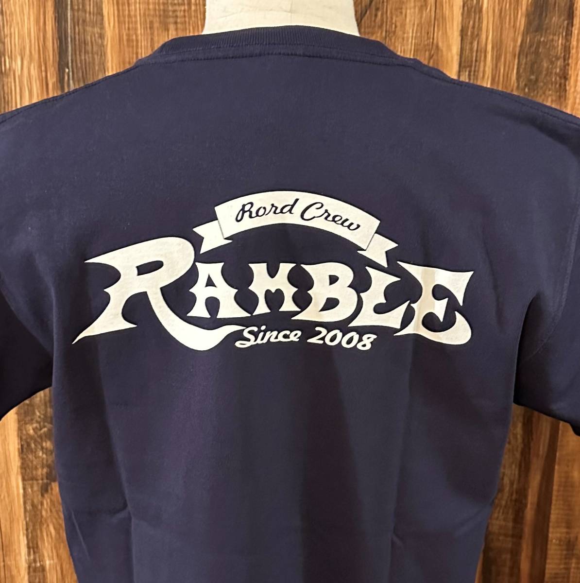 【RAMBLE】XLサイズ　ネイビー　スーパーヘビーウエイト　7.1オンスＴシャツ　ランブル_画像5