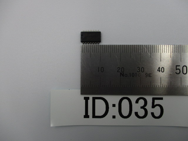 ID:035 未使用　長期保管品　HD74AC04FP Hex Inverter SOP-14pin　10個セット_画像1