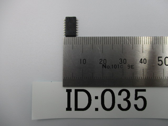 ID:035 未使用　長期保管品　HD74AC04FP Hex Inverter SOP-14pin　10個セット_画像2