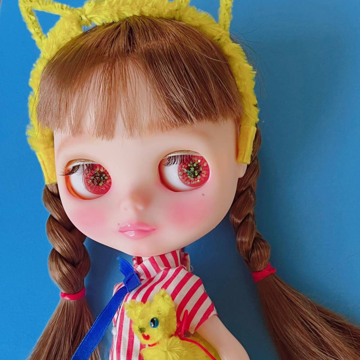 カスタムブライス ねこちゃん ラズベリーソルベ ネオブライス blythe