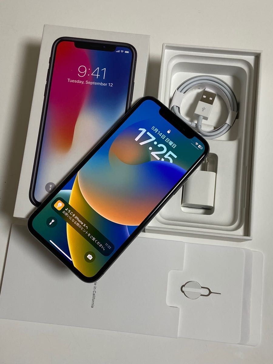 iPhone X 256 GB SIMフリー100%|PayPayフリマ