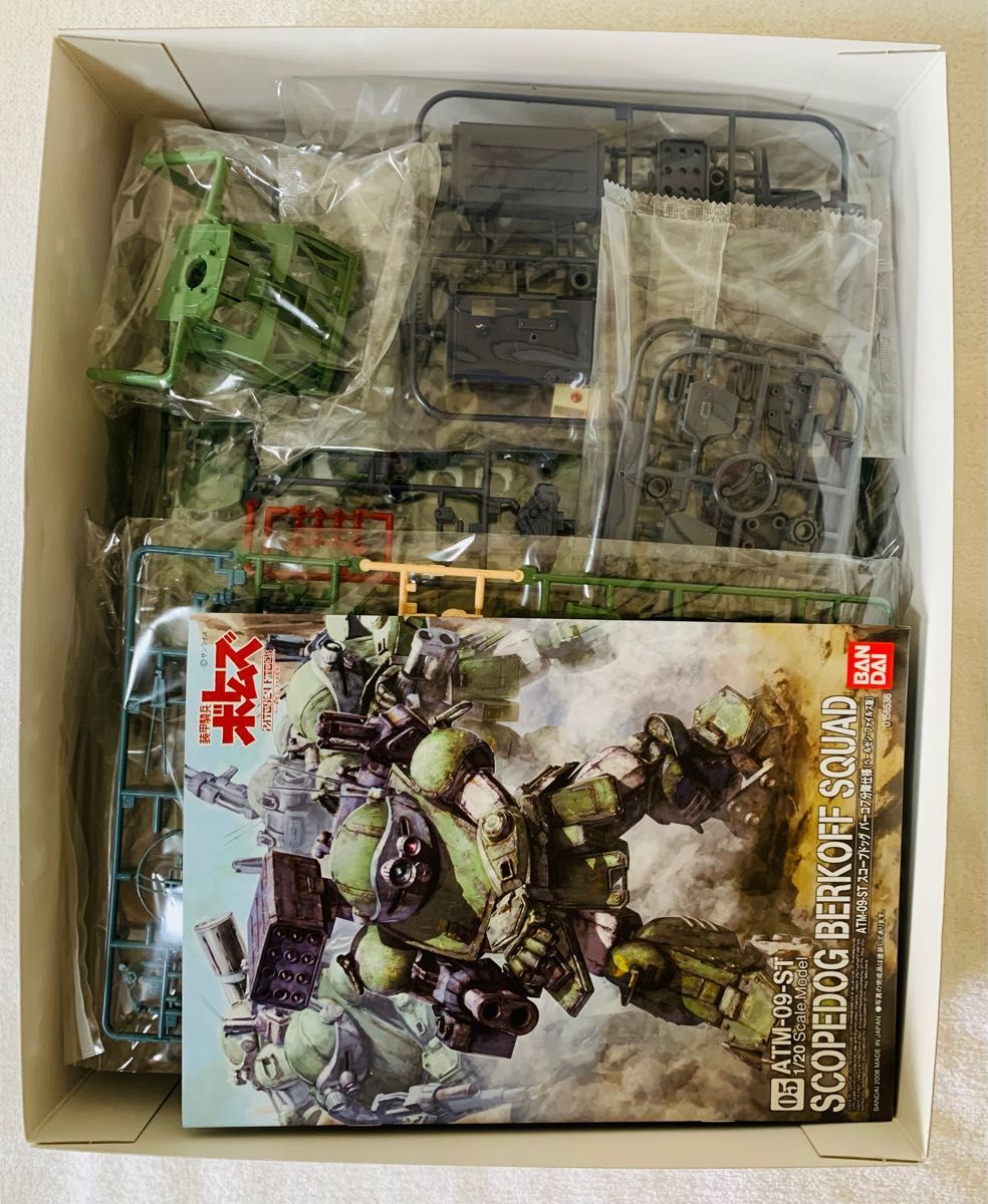 H未開封バンダイ1/20装甲騎兵ボトムズATM-09-STスコープドッグバーコフ 新品 未開封 未組立 バンダイ1/20装甲騎兵ボトムズATM-09-ST