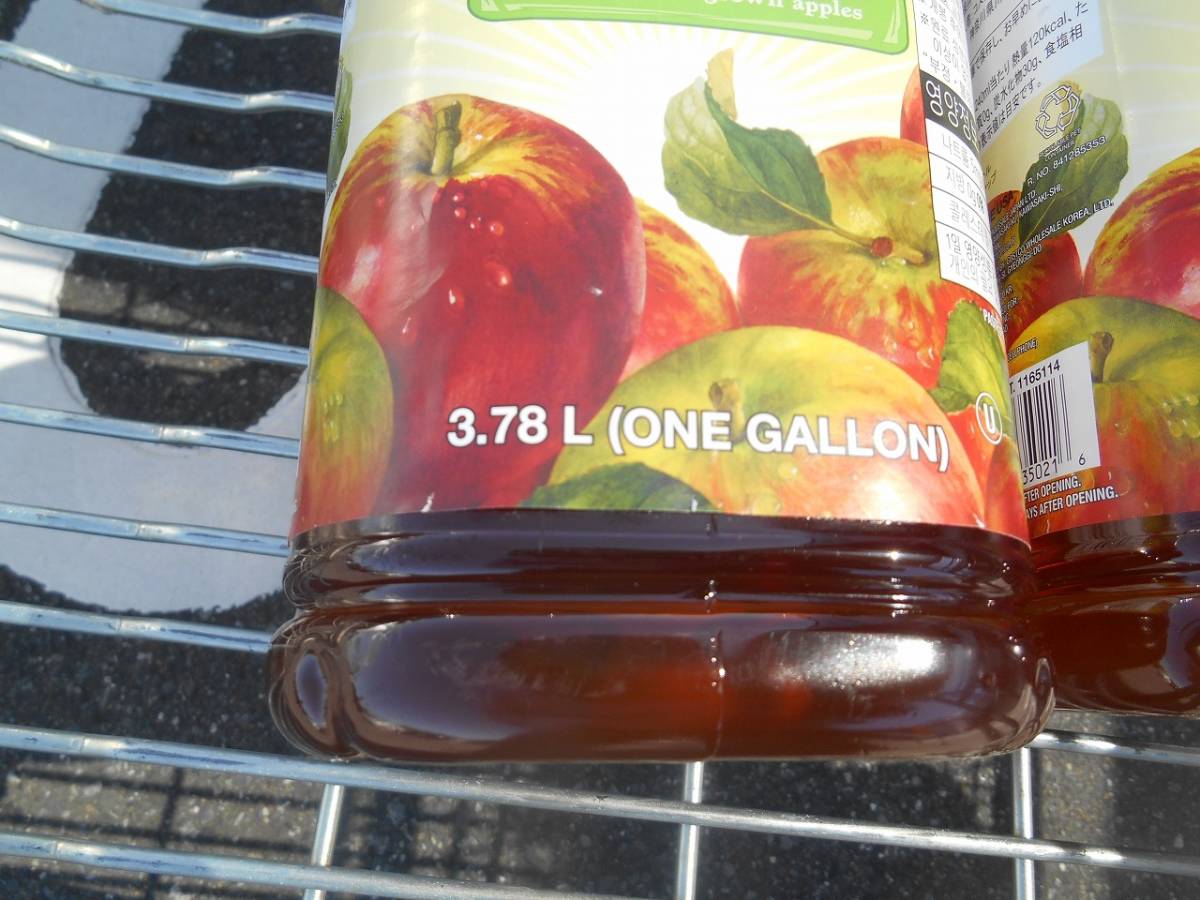 送料無料 カークランド リンゴジュース ストレート３．７２L×2セット 大容量の画像2