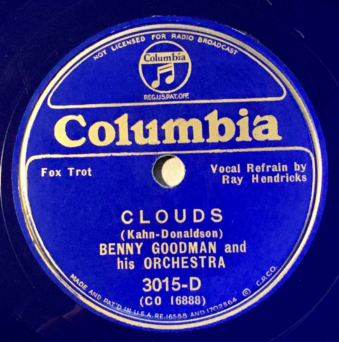 BENNY GOODMAN AND HIS ORCH. w/ HELEN WARD COLUMBIA Night Wind_画像3