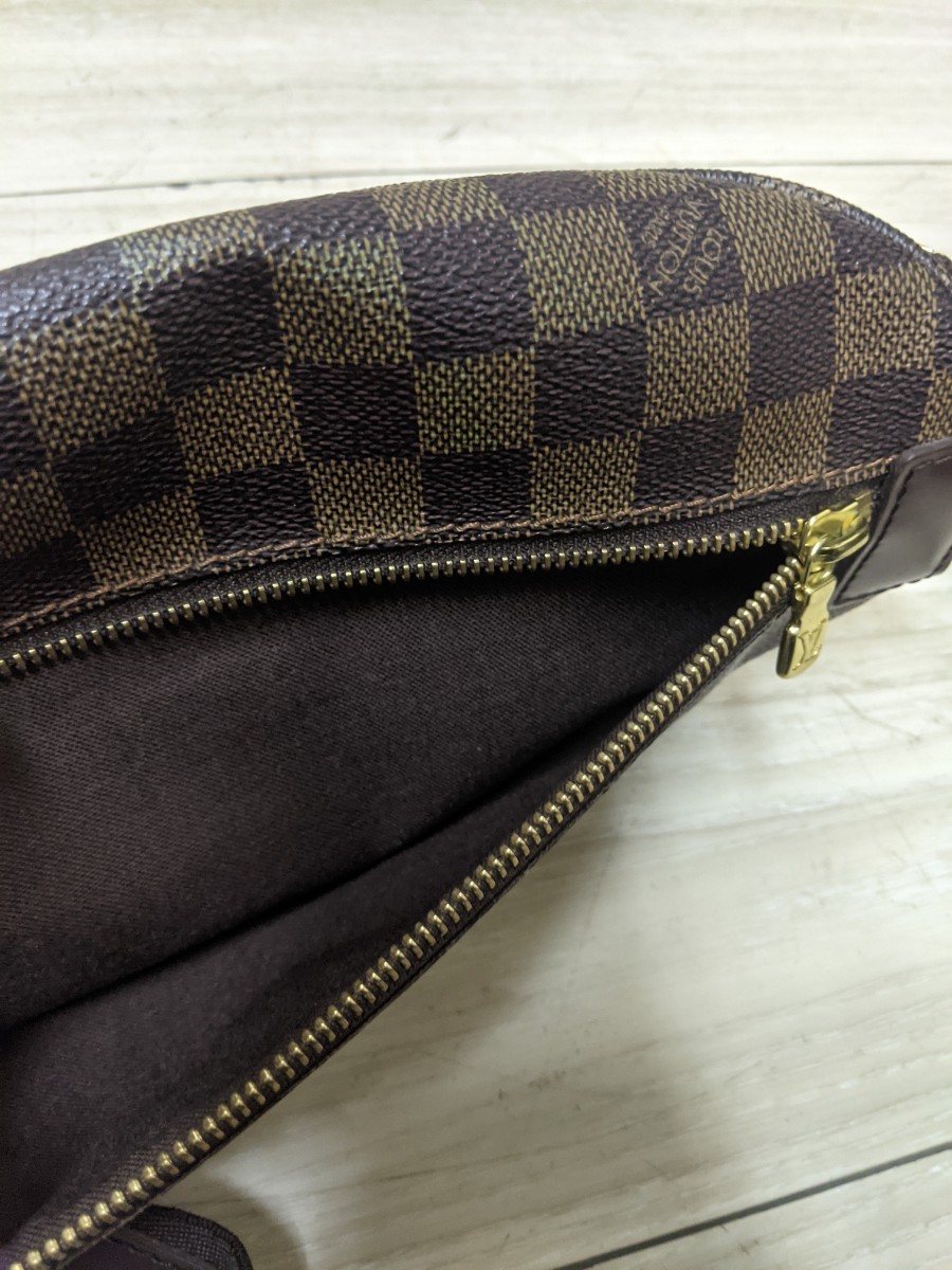 LOUIS VUITTON ルイ ヴィトン ダミエ バムバッグ メルヴィール ウエストバッグ ボディバッグ ウエストポーチ_画像10