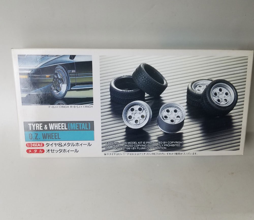 G977 FUJIMI フジミ TYRE&WHEEL (METAL) O.Z.RACING WHEEL メタル オーゼットレーシング 未組立_画像1