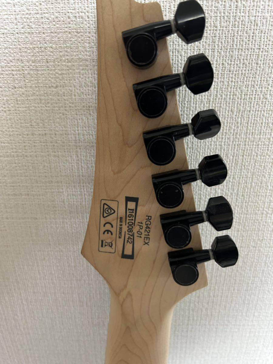 Ibanez アイバニーズ エレキギター RG421EX 1P-01 Black Flat RG
