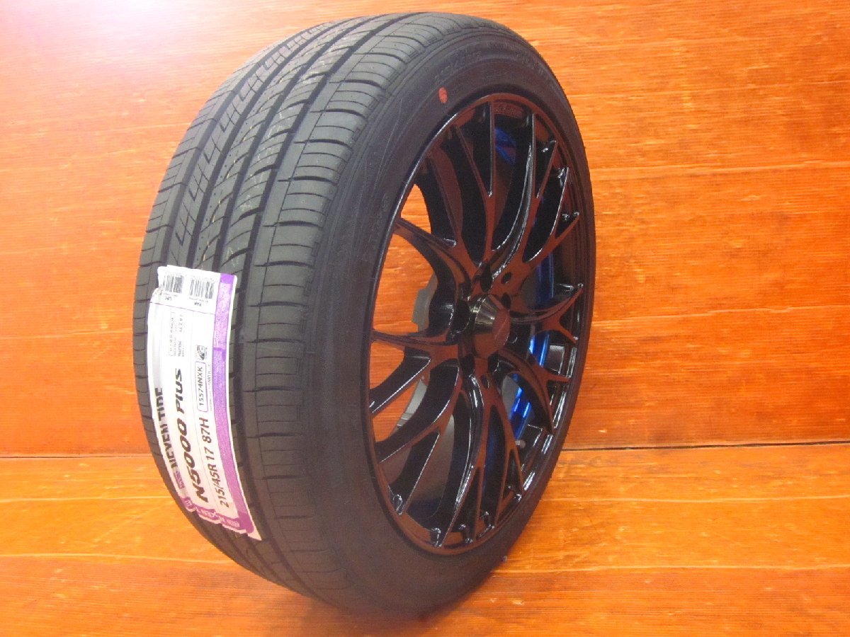 Y4】WedsSport SA-20R BLC2 17インチ 7.5J +48 PCD100 5H NEXEN N5000