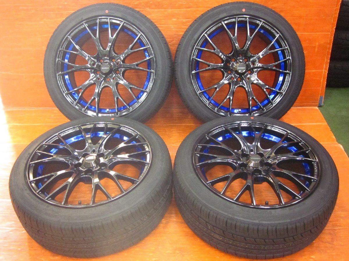 Y4】WedsSport SA-20R BLC2 17インチ 7.5J +48 PCD100 5H NEXEN N5000