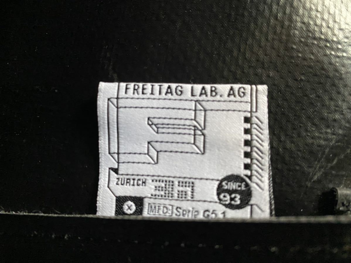 中古 FREITAG F52 MIAMI VICEフライターグ マイアミバイスショッピングバッグ ブラック イエロー 人気色