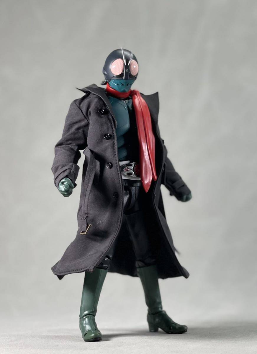 1/12スケール服 コート シン仮面ライダー旧1号 黒色 MW62|Yahoo 1/12スケール服 コート シン仮面ライダー旧1号 黒色 MW62|Yahoo