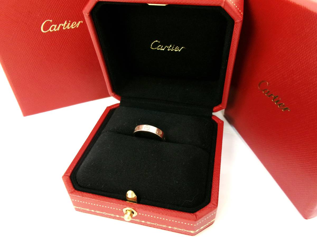 本物税込カルティエ ラブリング【Cartier】K18WG_画像1