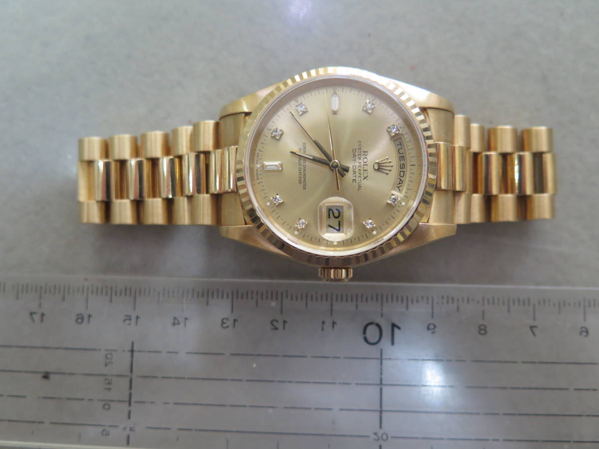 ロレックス　ROLEX　デイデイト　18238 自動巻 時計 _画像9