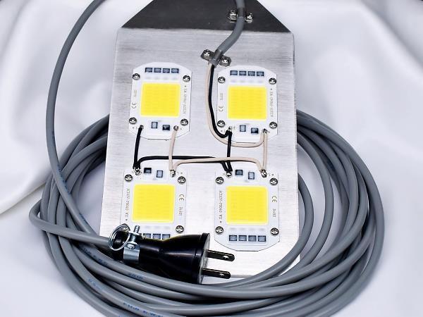 LED 水中集魚灯 ホワイト色　交流 200ｗ 24000LM 受注制作_制作中の初期段階