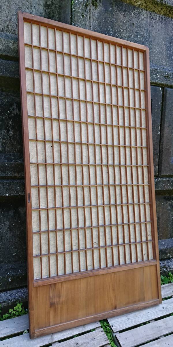 アンティーク ふすま 障子 昭和 レトロ 古民具 DIY 引取 W-1881