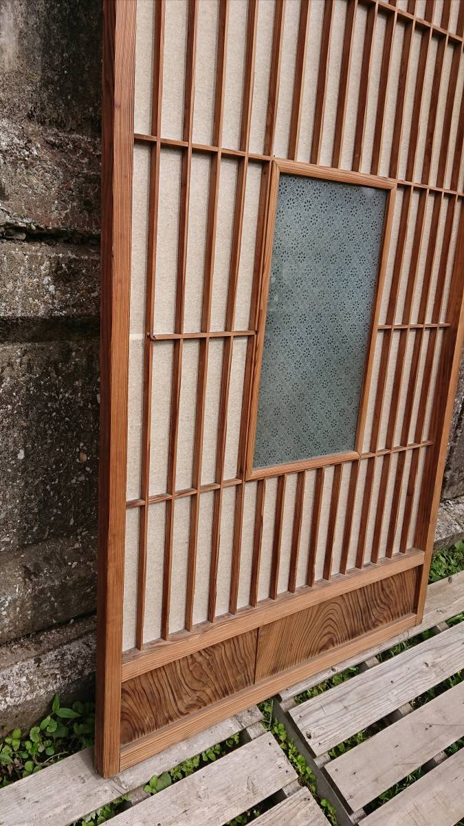  античный фусума раздвижные двери shoji Showa Retro старый дом в японском стиле двери старый ..DIY получение W-1870