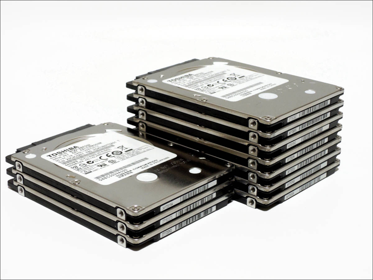 TOSHIBA 2.5インチHDD MQ01ABF032 320GB SATA 10個セット #11018_画像1