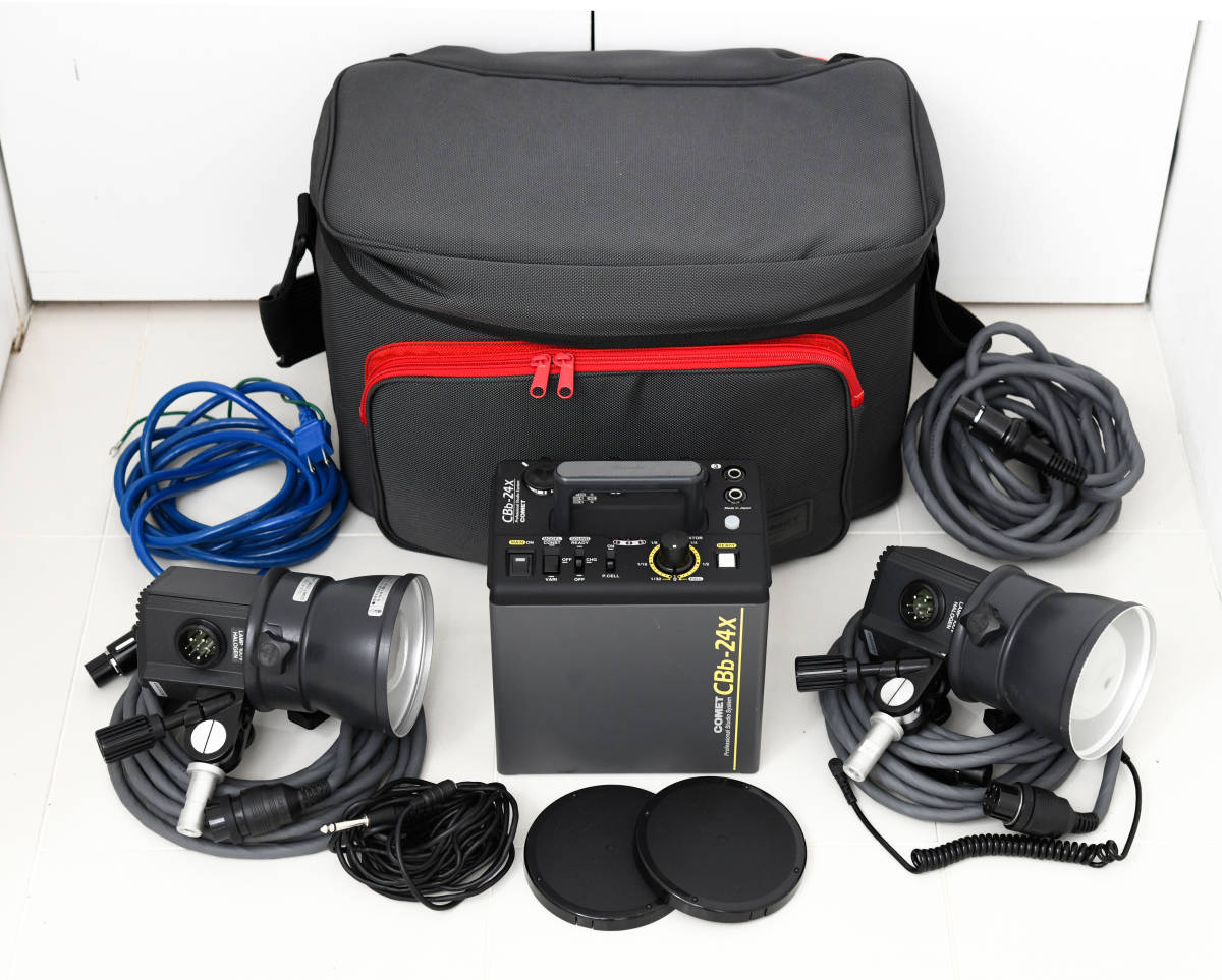 COMET CBb-24X / CLX-25 mini Gヘッド 2灯 コメット ストロボセット