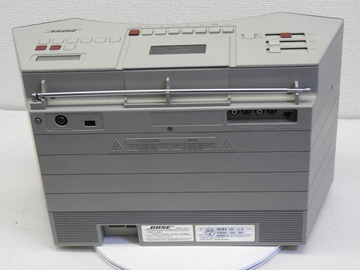 BOSE ラジカセ AW-1 カセット元気 音楽再生重視-